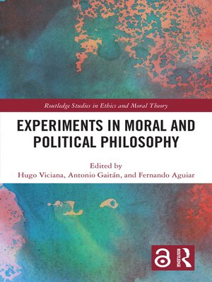 cover image of Experiments in Moral and Political Philosophy